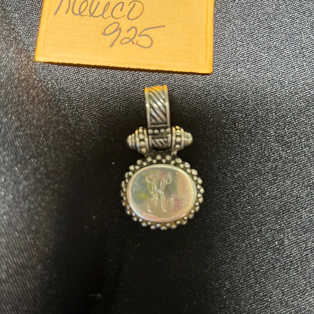 K sterling pendant